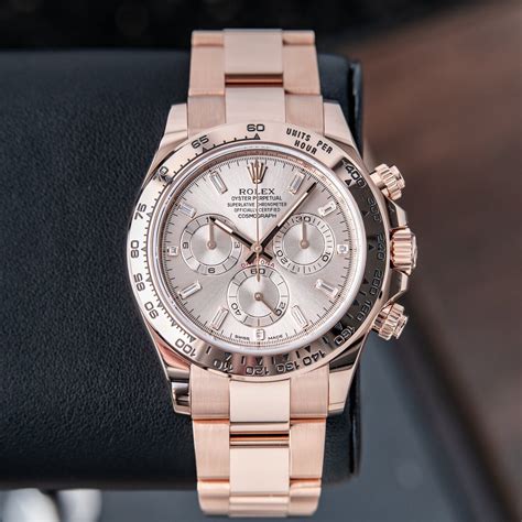 rolex daytona rose gold dial|Rolex rose gold daytona review.